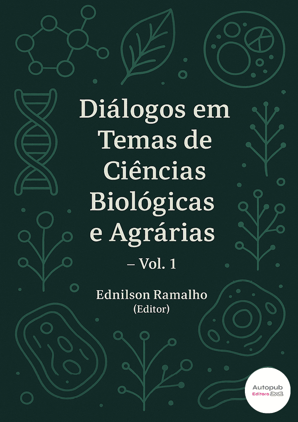 Capa de DIÁLOGOS EM TEMAS DE CIÊNCIAS BIOLÓGICAS E AGRÁRIAS-Vol. 1